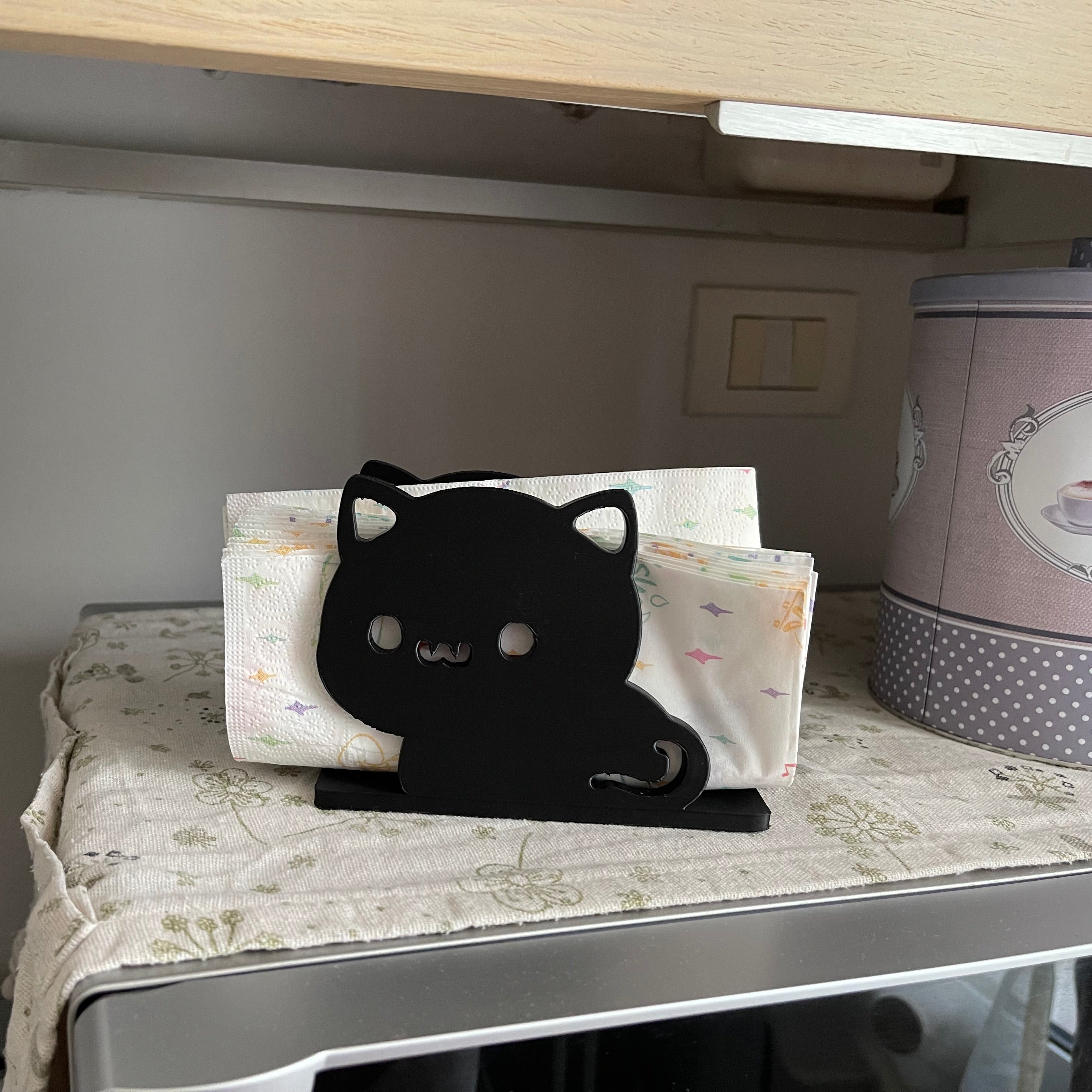 Katzen Serviettenhalter